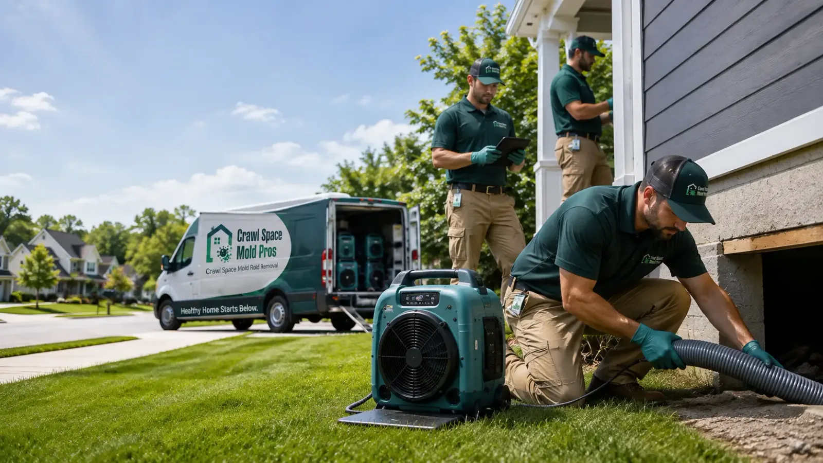 Crawl Space Mold Removal in Fowler, CA